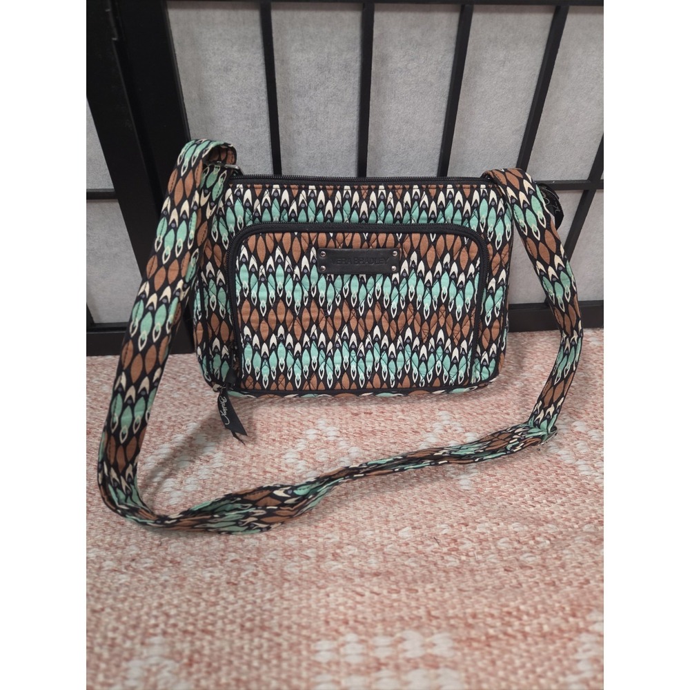 Very Bradley Crossbody Hipster Sierra‎ Stream Adjustable Strap 10x7"